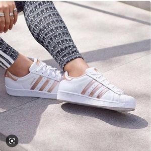 Adidas Superstar Rose Gold Shoes